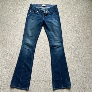 Paige Premium Denim. Laurel Canyon, Boot Cut, Low Rise Jean. Size 25.